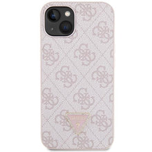 Заредете изображение във визуализатора на галерията – Guess GUHCP14XP4TDSCPP case for iPhone 14 Pro Max 6.7" - pink Crossbody 4G Metal Logo
