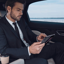Заредете изображение във визуализатора на галерията – Dux Ducis Venice Leather Case for Samsung Galaxy Z Fold 3 Genuine Leather Cover Red
