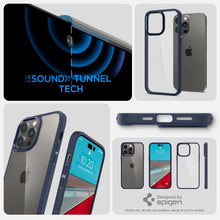 Заредете изображение във визуализатора на галерията – Spigen ultra hybrid гръб за iphone 14 pro navy blue - TopMag
