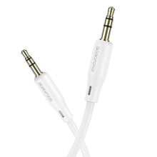 Заредете изображение във визуализатора на галерията – Borofone Cable BL18 - jack 3,5mm to jack 3,5mm - 1 metr white
