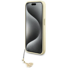 Заредете изображение във визуализатора на галерията – Guess GUHCP15LGF4GBR iPhone 15 Pro 6.1" brown/brown hardcase 4G Charms Collection
