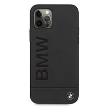 Заредете изображение във визуализатора на галерията – Etui BMW BMHCP12MSLLBK iPhone 12/12 Pro 6,1" czarny/black hardcase Signature Logo Imprint

