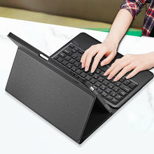 Заредете изображение във визуализатора на галерията – Dux Ducis Touchpad Keyboard Case for iPad 10.9'' 2022 (10th Gen.) bluetooth keyboard with trackpad black
