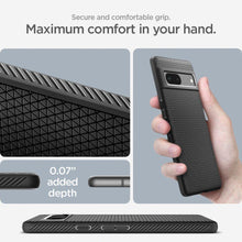 Заредете изображение във визуализатора на галерията – Spigen LIQUID AIR GOOGLE PIXEL 7A MATTE BLACK
