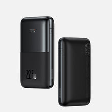 Заредете изображение във визуализатора на галерията – Baseus Baseus Pro 20000mAh 22.5W Powerbank Violet with USB Type A - USB Type C 3A 0.3m cable (PPBD040305)
