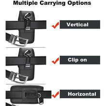 Заредете изображение във визуализатора на галерията – Horizontal belt holster oxford - model 3 - for iphone 11 / 11 pro / 12 / 12 pro / 13 / 13 pro / samsung a10 / a41 / a50 / a51 / huawei p30 lite / p40 / p8 / p9 lite - TopMag
