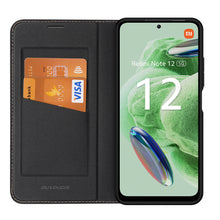 Заредете изображение във визуализатора на галерията – Dux Ducis Skin X2 Case For Xiaomi Redmi Note 12 5G / Poco X5 5G Cover Flip Wallet Stand Black
