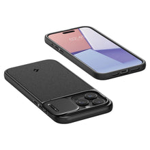 Заредете изображение във визуализатора на галерията – Spigen OPTIK ARMOR MAG MAGSAFE IPHONE 15 PRO BLACK
