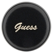 Заредете изображение във визуализатора на галерията – Guess Magnetic Script Metal Bluetooth speaker - black
