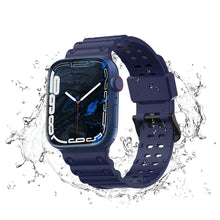 Заредете изображение във визуализатора на галерията – Strap Triple Protection strap for Apple Watch SE, 8, 7, 6, 5, 4, 3, 2, 1 (41, 40, 38 mm) bracelet navy blue
