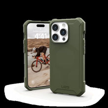 Заредете изображение във визуализатора на галерията – UAG Essential Armor Magsafe - protective case for iPhone 15 Pro (olive)
