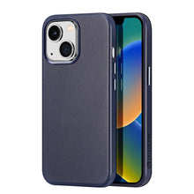 Заредете изображение във визуализатора на галерията – Dux Ducis Naples case for iPhone 14 Plus magnetic leather case MagSafe blue

