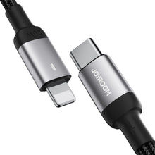 Заредете изображение във визуализатора на галерията – Joyroom cable USB C - Lightning 20W A10 Series 2 m black (S-CL020A10)
