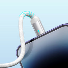 Заредете изображение във визуализатора на галерията – Joyroom cable USB - Lightning 2.4A A10 Series 1.2 m white (S-UL012A10)
