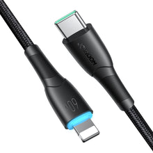 Заредете изображение във визуализатора на галерията – Joyroom Starry Series SA32-CC3 USB-C / USB-C cable 60W 1m - black
