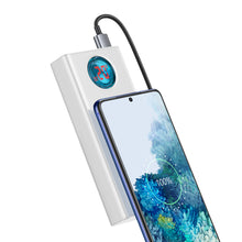 Заредете изображение във визуализатора на галерията – Baseus Amblight powerbank 65W 30000mAh Overseas Edition white (PPLG000102)
