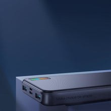 Заредете изображение във визуализатора на галерията – Joyroom power bank 10000mAh Dazzling Series 22.5W black (QP194)
