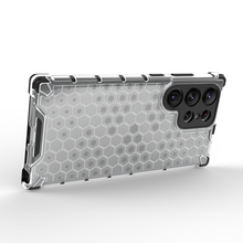 Заредете изображение във визуализатора на галерията – Honeycomb case for Samsung Galaxy S23 Ultra armored hybrid cover blue
