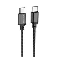 Заредете изображение във визуализатора на галерията – Borofone Cable BX87 Sharp - Type C to Type C - PD 60W 1 metre black
