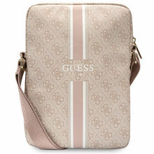 Заредете изображение във визуализатора на галерията – Guess Bag GUTB10P4RPSP 10" pink/pink 4G Stripes Tablet Bag
