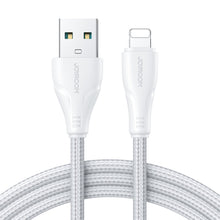 Заредете изображение във визуализатора на галерията – Joyroom cable USB - Lightning 2.4A Surpass Series 3 m white (S-UL012A11)
