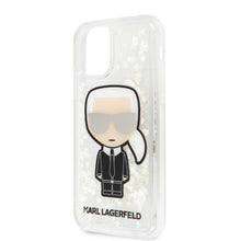 Заредете изображение във визуализатора на галерията – Karl Lagerfeld KLHCN58GLGIRKL iPhone 11 Pro hardcase Ikonik Glitter Glow in the dark
