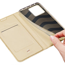 Заредете изображение във визуализатора на галерията – Dux Ducis Skin Pro Case Xiaomi 13 Flip Card Wallet Gold Stand
