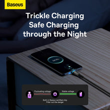 Заредете изображение във визуализатора на галерията – BASEUS cable USB A to Type C Power Delivery 100W Glimmer Series CADH000501 2m black
