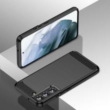 Заредете изображение във визуализатора на галерията – Carbon Case case for Samsung Galaxy S23+ flexible silicone carbon cover black
