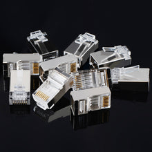 Заредете изображение във визуализатора на галерията – Ugreen 10x plug end RJ45 8P8C (UTP Cat. 6 / Cat. 5 / Cat. 5e) silver (NW111)

