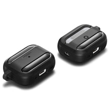 Заредете изображение във визуализатора на галерията – Spigen RUGGED ARMOR Apple AIRPODS PRO 1 / 2 MATTE BLACK
