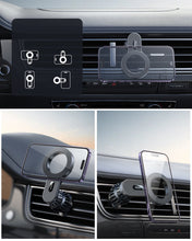 Заредете изображение във визуализатора на галерията – Magnetic car holder for iPhone with MagSafe Joyroom JR-ZS355 - black
