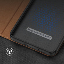 Заредете изображение във визуализатора на галерията – Dux Ducis Skin X2 Case For Xiaomi Redmi Note 12 Pro / Poco X5 Pro 5G Cover Flip Wallet Stand Brown
