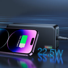 Заредете изображение във визуализатора на галерията – Joyroom powerbank 30000mAh Dazzling Series 22.5W black (QP196)
