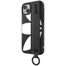 Заредете изображение във визуализатора на галерията – Adidas OR Hand Strap Case iPhone 14 Plus 6.7" black-white/black-white 50215

