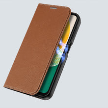 Заредете изображение във визуализатора на галерията – Dux Ducis Skin X2 case Samsung Galaxy A14 5G flip case wallet stand brown

