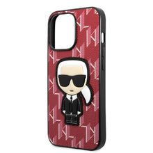 Заредете изображение във визуализатора на галерията – Karl Lagerfeld KLHCP13LPMNIKPI iPhone 13 Pro / 13 6.1" hardcase red/red Monogram Ikonik Patch
