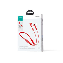 Заредете изображение във визуализатора на галерията – Joyroom JR-DS1 sports wireless neckband headphones - red
