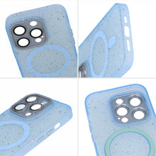 Заредете изображение във визуализатора на галерията – Tel Protect Magnetic Splash Frosted Case for Iphone 15 Pro Max Light blue
