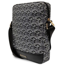 Заредете изображение във визуализатора на галерията – Guess Bag GUTB10HGCFSEK 10" black/black GCube Stripe Tablet Bag
