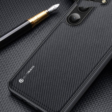 Заредете изображение във визуализатора на галерията – Dux Ducis Fino case Samsung Galaxy S23 Ultra cover with silicone frame black
