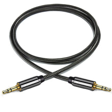 Заредете изображение във визуализатора на галерията – Wozinsky universal mini jack cable 2x AUX cable 3 m black

