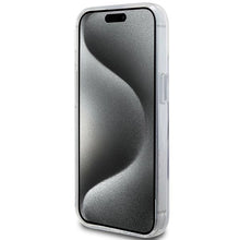 Заредете изображение във визуализатора на галерията – Karl Lagerfeld Ring Stand Karl&amp;Choupette MagSafe case for iPhone 14 / 15 / 13 - white
