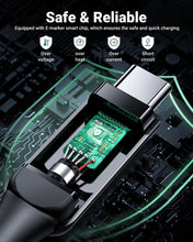 Заредете изображение във визуализатора на галерията – Acefast cable type c to type c 5a pd100w lcd c6-03 2m black

