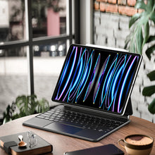 Заредете изображение във визуализатора на галерията – Dux Ducis Bluetooth Keyboard Case (MK Series) for Apple iPad Pro 12.9 (2020/2021/2022) - Black
