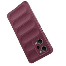 Заредете изображение във визуализатора на галерията – Magic Shield Case Cover for Xiaomi Redmi Note 12 Pro / Poco X5 Pro 5G Flexible Armor Cover Burgundy
