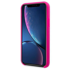 Заредете изображение във визуализатора на галерията – Karl Lagerfeld KLHCI61SILFLPI iPhone Xr różowy/pink Silicone Ikonik Neon Outline
