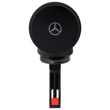 Заредете изображение във визуализатора на галерията – Original holder magnetic MERCEDES to windshield/ for ventilation grilleSilver Stars MagSafe MEMWCCK black
