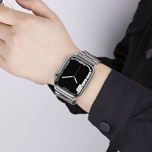 Заредете изображение във визуализатора на галерията – HOCO strap for Apple Watch 42/44/45/49mm Grand steel WA10 gray
