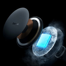 Заредете изображение във визуализатора на галерията – Baseus wireless car charger with MagSafe 15W holder for air vent + USB-A 25W black (CW01)
